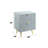Gaines Gray High Gloss Finish Nightstand