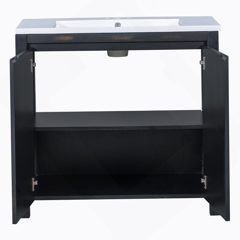 Armoire de salle de bain 36 "Retro Espresso