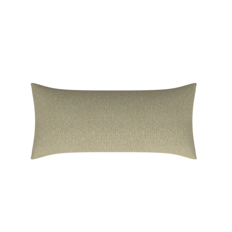 Pillow Cover & Insert, 12"H x 26"W, Gray