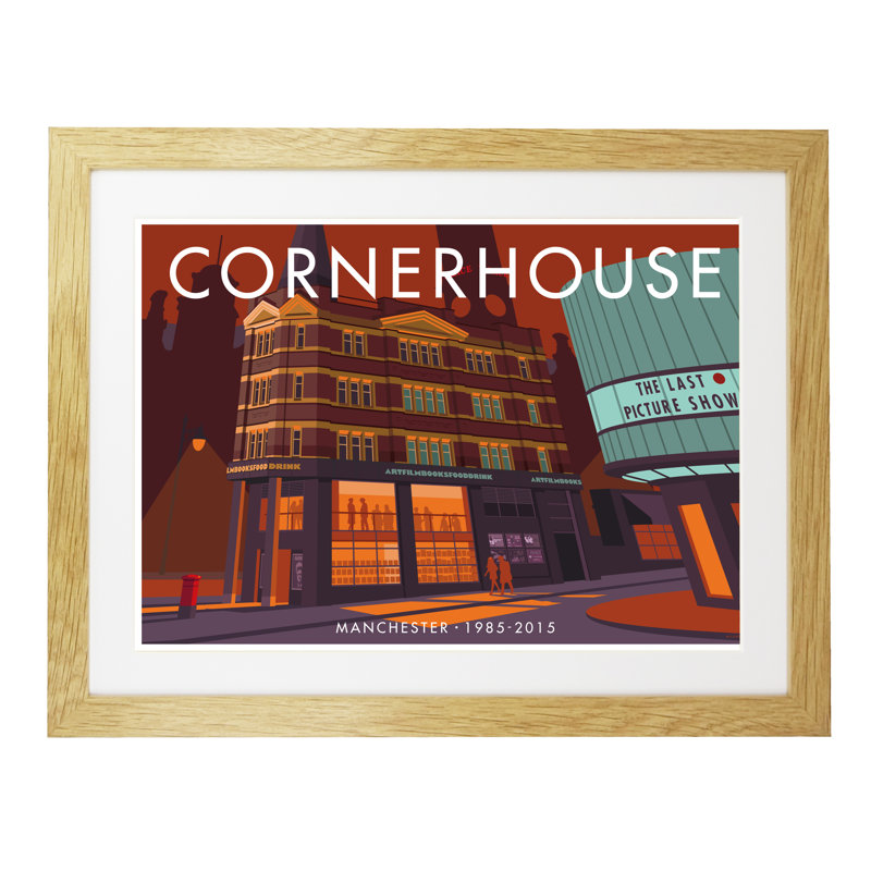 1 Piece Wall Art, 44cm H x 54cm W x 2.2cm D, Oak
