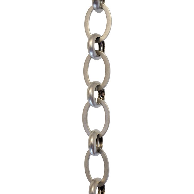 RCH Supply Company Un-Welded Link Chain; Antique Brass