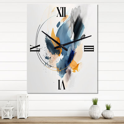 Janece - Horloge murale abstraite
