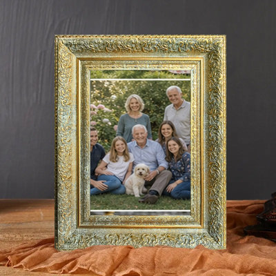 Antique Gold 3 PCS Vintage Style Picture Frame for 11" x 14" Photos and Family Photo Display