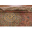 Tapis traditionnel rose fait à la main 8 x 11 po