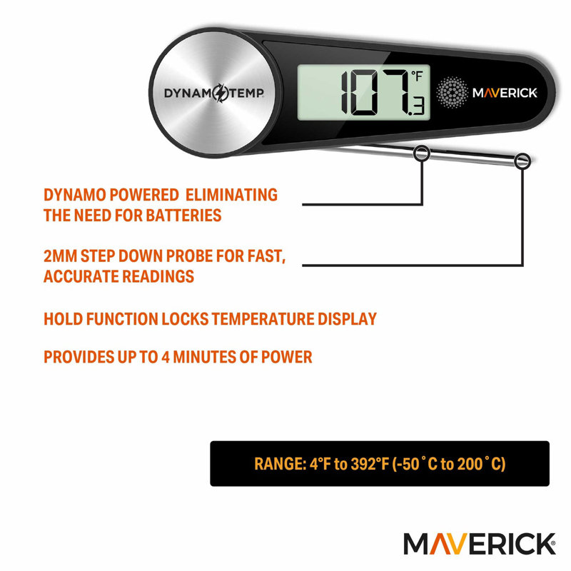 Thermomètre à lecture instantanée Dynamo Temp