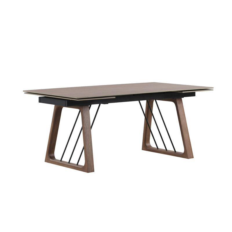 Jeanie - Table de salle à manger extensible Mid-Century