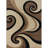 Leverette Abstract Beige Area Rug