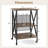  3-tier Record Player Stand With Metal Dividers Adjustable Shelf & Power Outlets