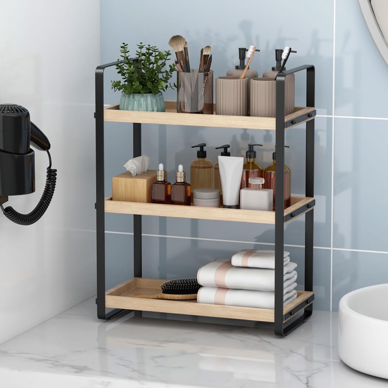 Organisateur de salle de bain, Burlywood