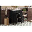 Meuble-lavabo 24 po avec lavabo en céramique, petite armoire de salle de bain, armoire moderne avec 2 tiroirs et tablette réglable-1287415951