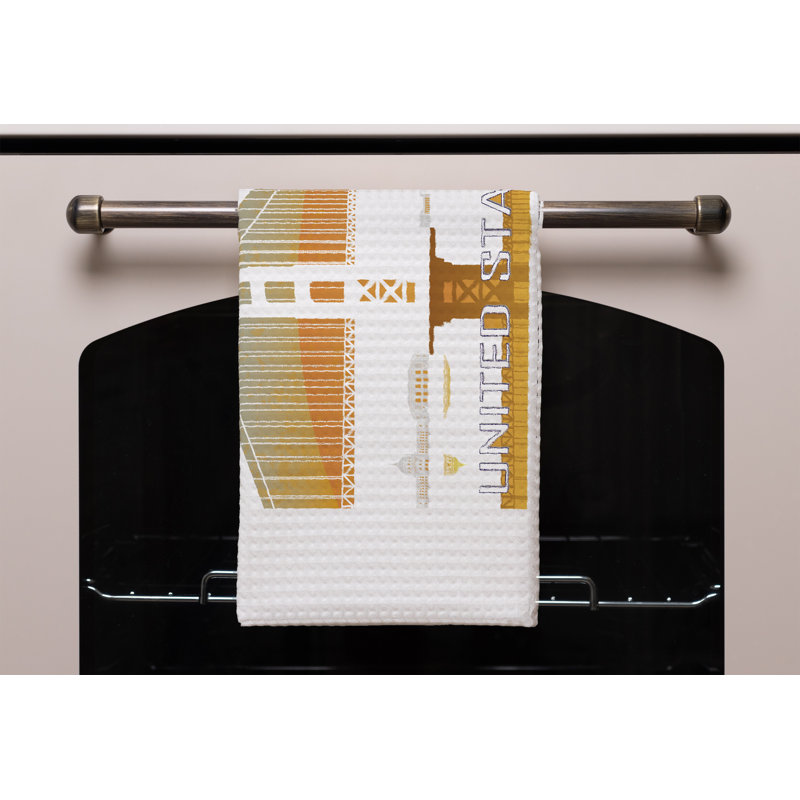 Cotton Waffle Tea Towel Kitchen Towel