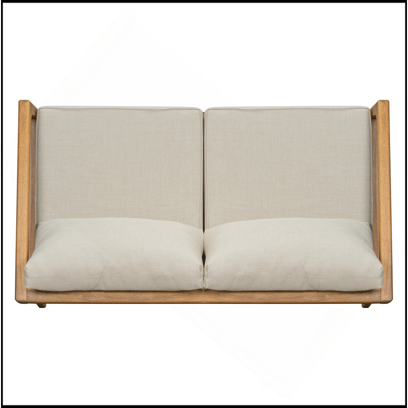 Causeuse d'extérieur en bois d'acacia Westin