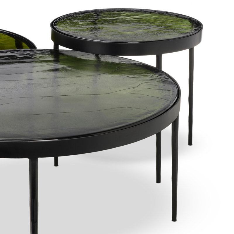 Yoko Glass Nesting Coffee Table