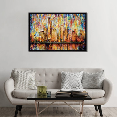 «New York City» par Leonid Afremov - reproduction d'art