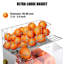 Electric Commercial Juicer Machine with Water Tap, 120W Orange Squeezer for 25-35 per Minute