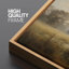 «Rustic Countryside Farm Landscape with Grazing Cow Vintage», reproduction d'art sur toile encadrée-98042052-111665131