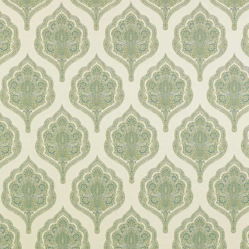 Wainwright Traditional II Fabric, Aqua/Green
