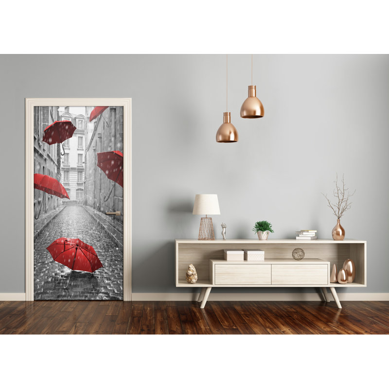 Umbrella France Door Decal