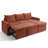 L-Shaped Sleeper Sectional Sofa with Pull-out Bed and Storage Chaise-127663198