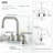 4 in. Centerset 2-handle High Arc Bathroom Faucet with Drain Assembly-58800090
