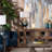 32.25" Metal Table Lamp With White Shade