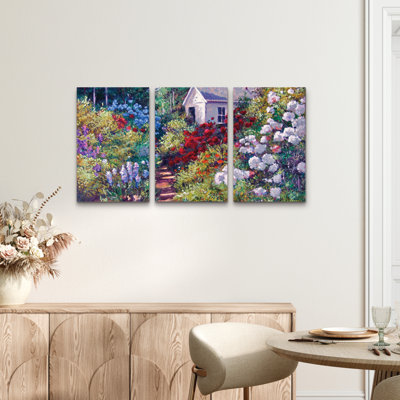 Ensemble de 3 panneaux d'art mural - David Lloyd Glover 