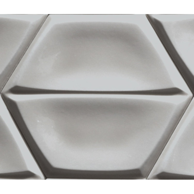 Magnolia 6" x 7" Ceramic Field Tile, Smoke