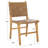 Yvona Woven Leather Dining Chair-1989828620