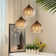 Trosclair 3 - Light Dimmable Brown Cluster Pendant