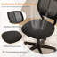 HDHNBA Breathable Mesh Height Adjustable Swivel Ergonomic Office Desk Chair-1946717853