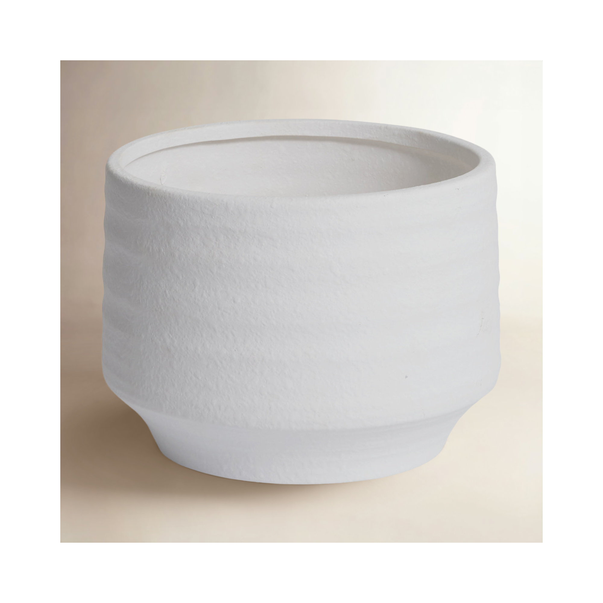 Canella Handmade Concrete Pot Planter, 8" H x 10" W x 10" D