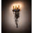 Rustic Lodge Candle Wall Light