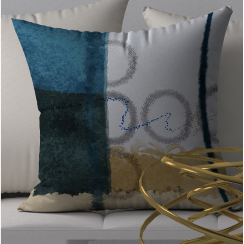 Housse de coussin carrée/insert, 18" x 18"