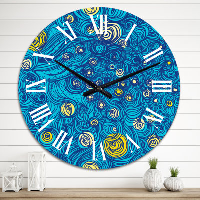 Horloge murale surdimensionnée