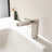 5.7" Modern Single Handle Single Hole Bathroom Vessel Sink Faucet with Drain Assembly-128543504-138476688