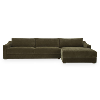 Canapé modulaire Nora vert cèdre