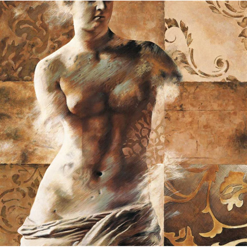 «Red Barrel Studio® Bellaunay, Sylvie», reproduction d'art sur toile, Venus de Milo, H 36 po x l 36 po