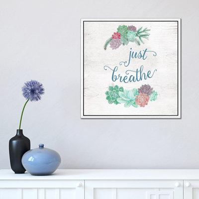 Just Breathe by Amanda Murray - Print on Canvas