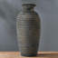 Grand vase en céramique fait à la main pour un décor campagnard et rustique, parfait pour les fleurs fraîches et séchées, décoration de maison et de tablette polyvalente
