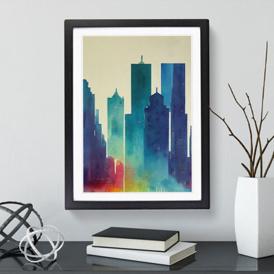 City Skyline Watercolour No.7 - Painting