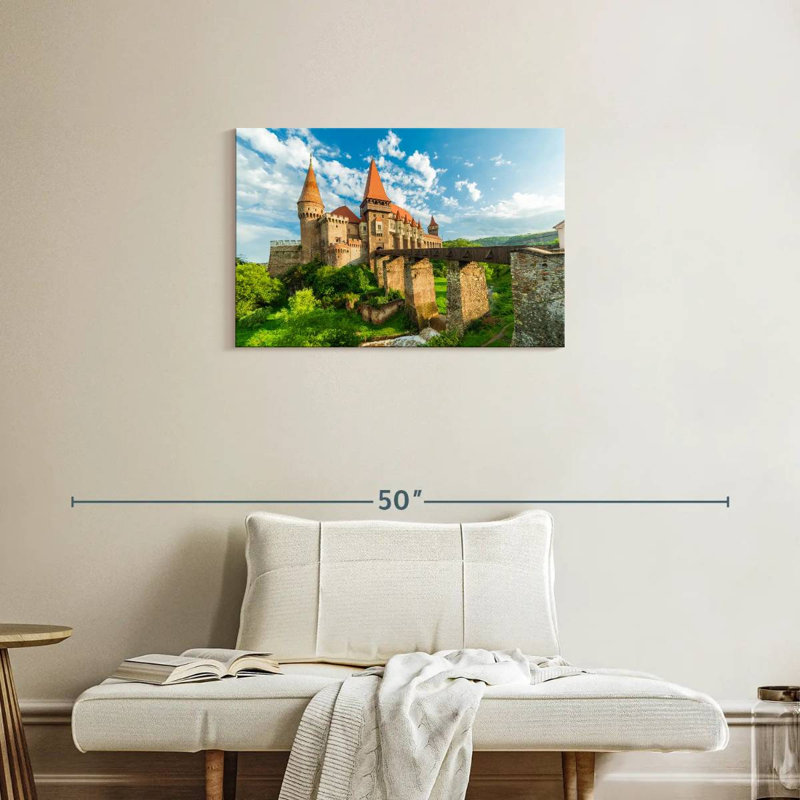 Château de Corvin en Roumanie, H 20 po x l 30 po