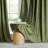 Velvet Blackout Crushed Floral Curtains - Luxury Vintage Patterned Decorative Drapes - Room Darkening 70%-85% （set of 2）-922627453-922627451