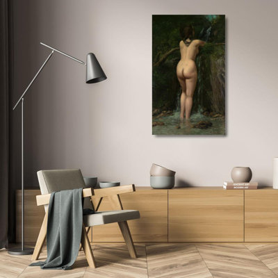 «The Source» par Gustave Courbet - Art mural sur toile tendue avec châssis