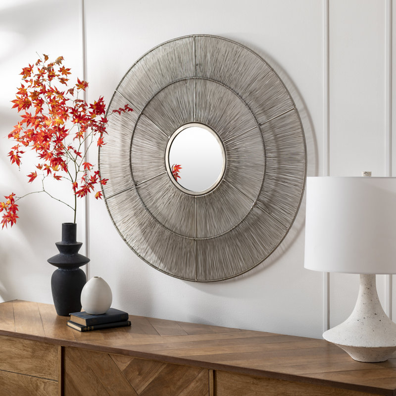 Metal Round Wall Mirror