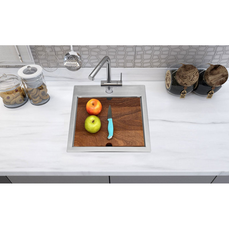 15" Bar Sink Top Mount