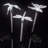 Silver Solar Powered Integrated LED Metal Pathway Light Pack