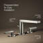 Composed Widespread Bathroom Faucet with Drain Assembly-1566908906