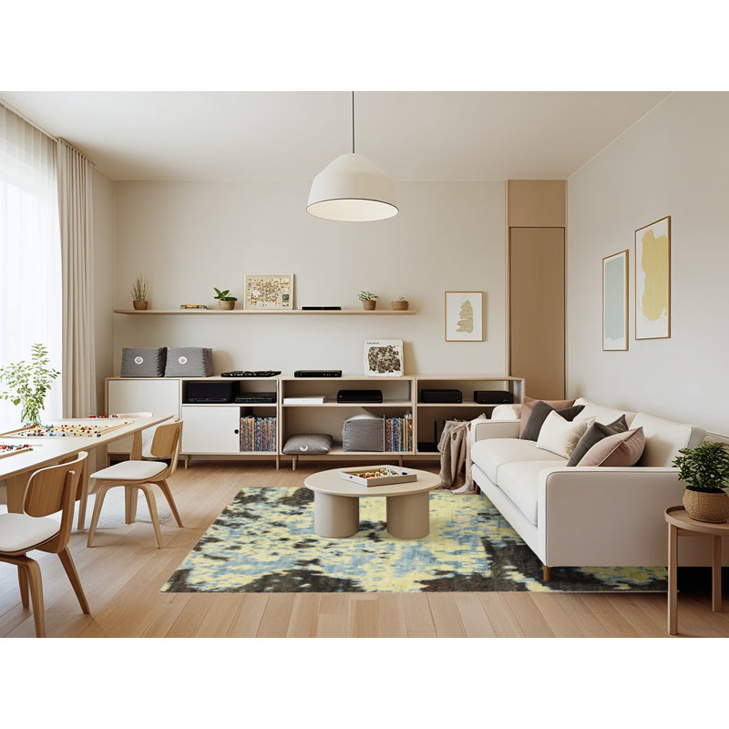 Tapis abstrait moderne 2569, Rectangle 7 pi x 9 pi