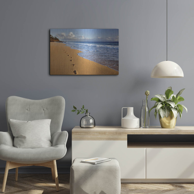 «Footprints» par Dennis Frates, H 16 po x l 24 po
