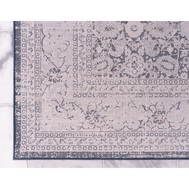 Hedman Floral Indoor Rug, Square 7'10"